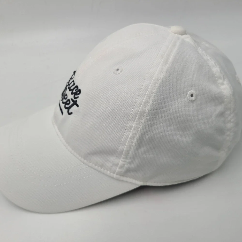 Nike Hat Adjustable White Black Race Street Legacy91 Dri-Fit‎ Golf Casual Men